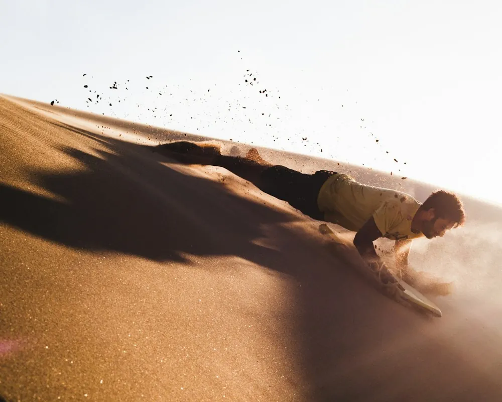 Desert Sunset & Sandboarding